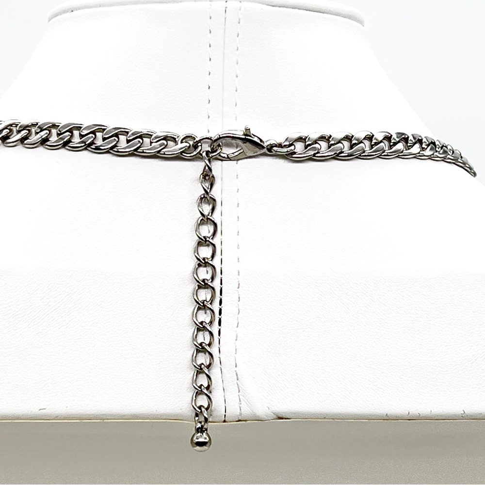 Clear Austrian Crystal Rhinestone Statement Neckl… - image 6